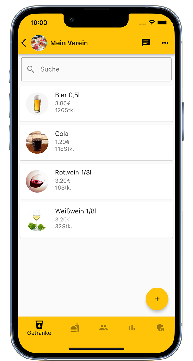 Drinks drinks list app