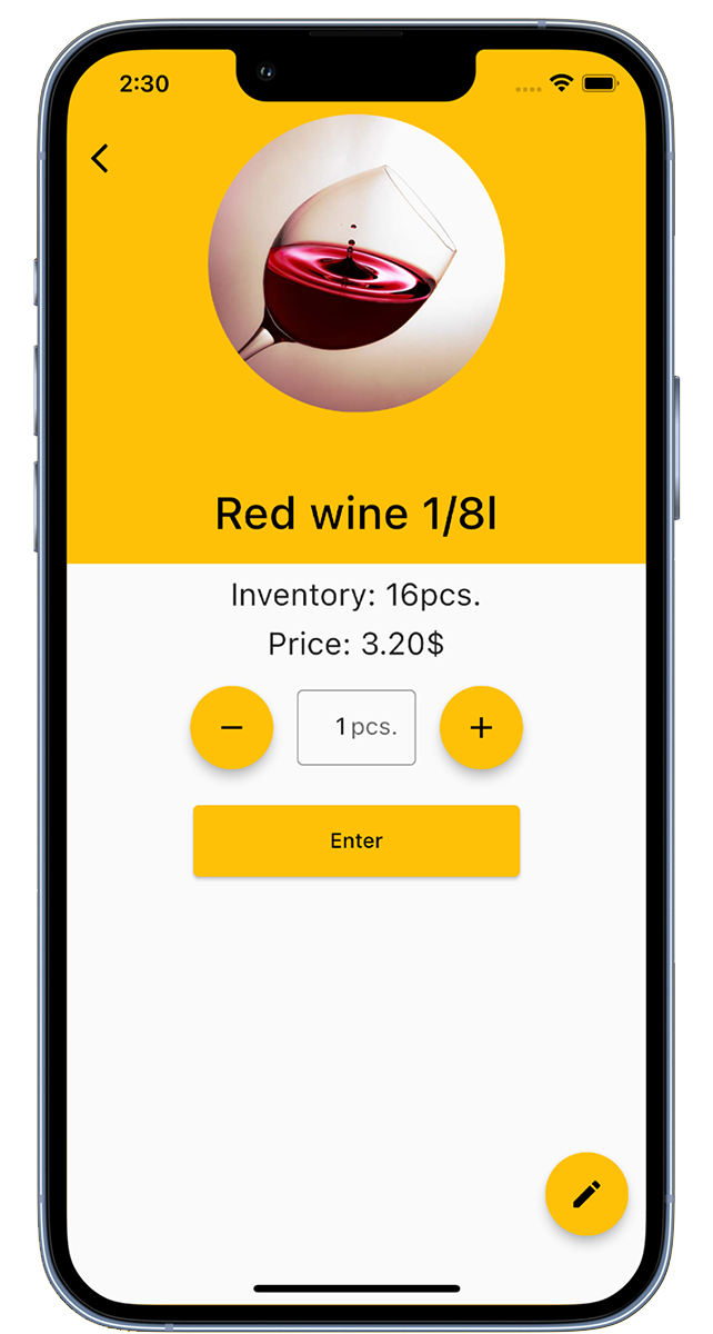 Prenota una bevanda con l'app Bierwart.