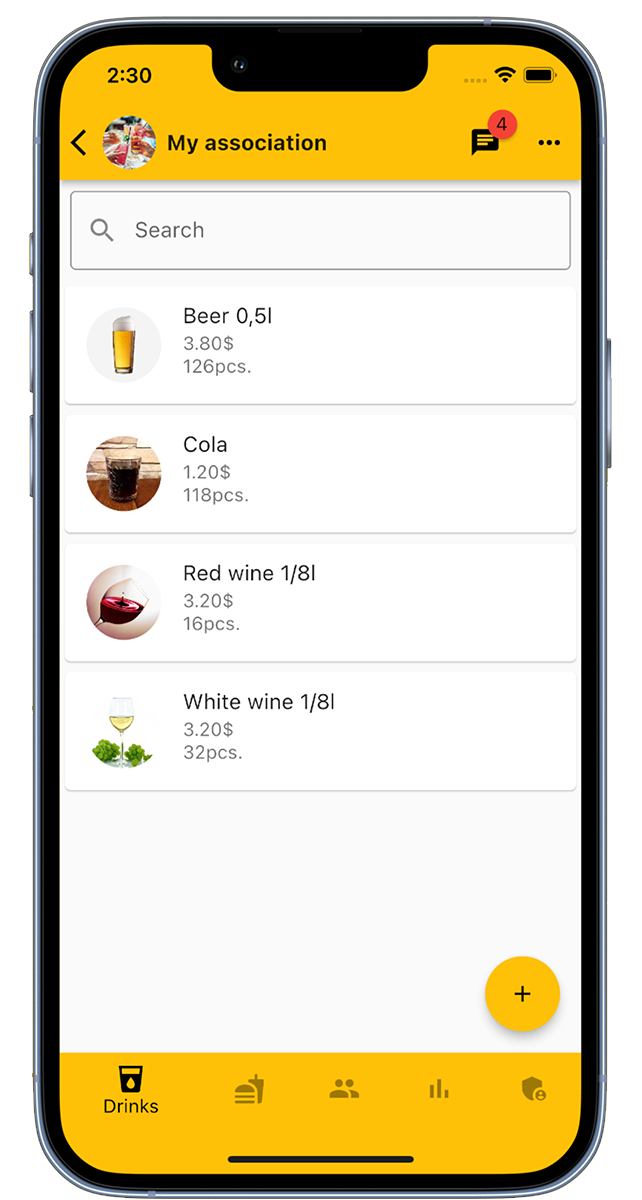 Contatore di birra App Bevande